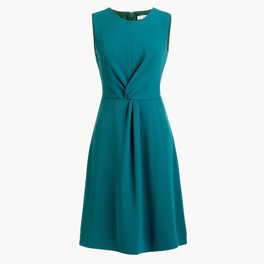 J. Crew Knot-Front Sheath Dress, Size 18 NWT